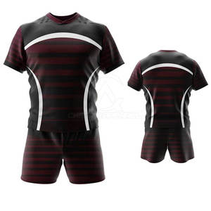 Uniforme de Rugby Moderno para Equipos Deportivos con Tela Ligera y Transpirable para Entrenamiento y Día de Partido - Product Image 4