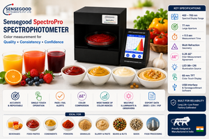 Spectrophotomètre Hunter Lab 400-700nm à succès commercial, personnalisable OEM, instruments Sensegood pour l'analyse des aliments, des boissons et des pâtes - Product Image 2