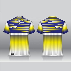 เสื้อกีฬาทีมออกแบบได้ตามที่ต้องการเสื้อยืด100% เสื้อกีฬาเสื้อโปโลพิมพ์ลายโพลีเอสเตอร์พิมพ์ซับลิเมชัน - Product Image 4
