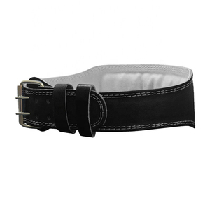 Genuine Leather Weight Lifting <b>Belt</b> Powerlifting Training Bodybuilding <b>Belt</b> - Product Image 5