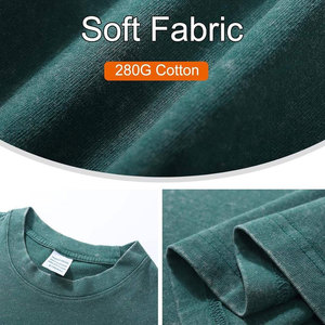 Camiseta Casual para Hombre, Diseño Personalizado OEM, Estampada, Corte Holgado, Lavado Ácido, 100% Algodón, Transpirable, Secado Rápido, Ecológica, Venta al Por Mayor - Product Image 6