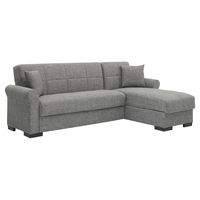 Sofá Cama Convertible de 3 Plazas, Moderno, de Tela Fresca, Plegable y Giratorio, con Estructura Metálica, para Hotel, Sala de Estar, Dormitorio, Apartamento, Alquiler