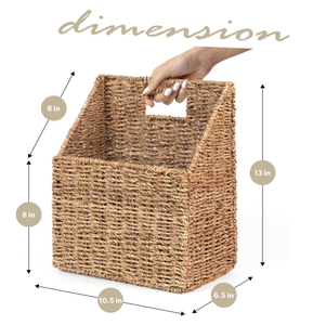 Handmade <b>Wall</b> Hanging Rattan Toy <b>Basket</b> Natural Woven <b>Storage</b> Organizer - Product Image 2