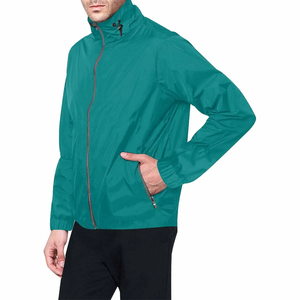Veste coupe-vent décontractée d'extérieur respirante de haute qualité, veste coupe-vent imperméable de haute qualité pour hommes - Product Image 3