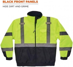 Chaqueta de Seguridad Invernal Premium, Reflectante y Térmica, para Trabajo, Suministro al por Mayor del Fabricante - Product Image 2