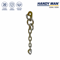 Handy Man 735SS Edelstahl Vibrationspolierter X-Kopf Metrischer Kletterbolzen mit Öse für Kettenanker 26kN 10 & 12mm