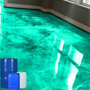 Revêtement de sol époxy à base d'eau, antidérapant et résistant à l'usure, pour usines, garages, places publiques, revêtement époxy écologique - Product Image 6