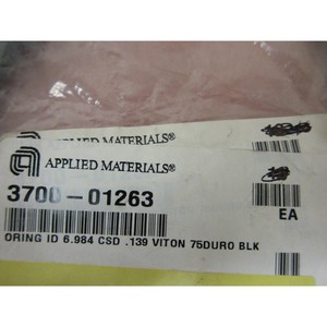 Amat 3700-01263 Oring ID 6.984 CSD .139 75Duro BLK-อุปกรณ์เซมิคอนดักเตอร์มรดกโลกที่เชื่อถือได้และชิ้นส่วนที่ - Product Image 1