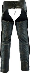 Leather <b>Chaps</b> for Men and Women Western Style Premium Heavy Buffalo Leather Women - Product Image 4