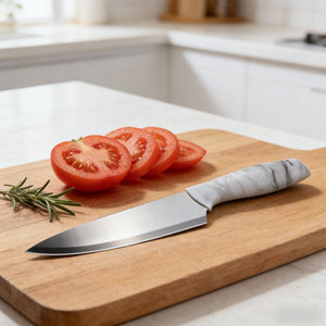 Couteau de chef en acier inoxydable, outil de découpe professionnel pour la viande, le poisson, les légumes, les fruits et les herbes - Product Image 6