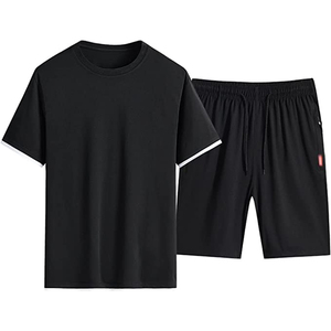 2026 Hot Sale Wholesale Latest Design New Summer <b>Men</b> 2PC Set Sporting Suit <b>Short</b> Sleeve T-Shirt and <b>Shorts</b> Two Piece Set For Man - Product Image 5