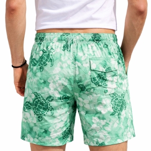 Shorts de bain pour hommes, été, plage, solides, séchage rapide, respirants, écologiques, logo personnalisé, sublimation, cordon de serrage - Product Image 3