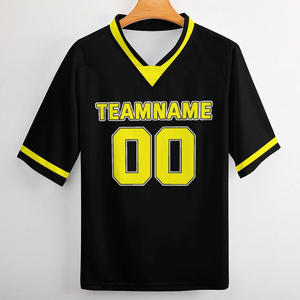 เสื้อรักบี้แบบสปอร์ตยูนิเซ็กซ์ ผ้าฝ้าย 100% ป้องกันแบคทีเรีย พิมพ์ลายแบบซับลิเมชั่นเต็มตัว สไตล์ใหม่ บริการรับผลิตตามแบบ OEM - Product Image 4