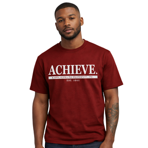 T-shirt à manches courtes Kappa Alpha Psi Achieve DriFit, vêtement de fraternité grecque avec coupe athlétique, évacuation de l'humidité, confort et style - Product Image 1