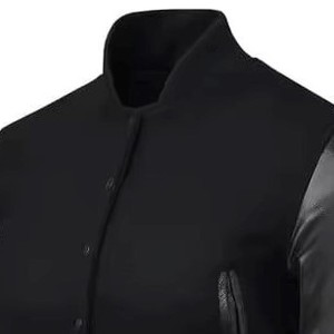 Premium Women's Baseball Varsity Leather Jacket Embroidered Letterman Design OEM ODM Factory Sample Service Available - Product Image 1