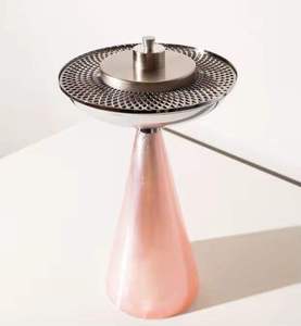 Quemador de incienso de lujo de madera y latón con tapa perforada, quemador decorativo de Bakhoor para decoración del hogar, quemador de oud árabe. - Product Image 3