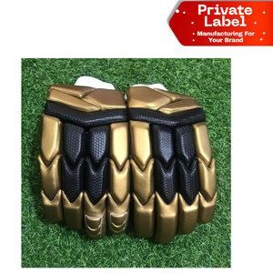 Gants de cricket en cuir PU durables à marque privée, coloris personnalisés, ODM, vente en gros, épaisseur 50 mm, main droite/gauche - Product Image 1