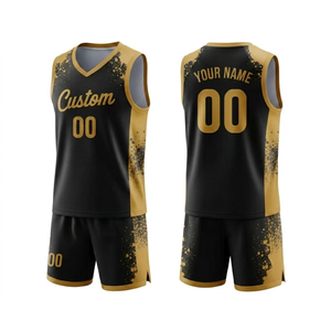 Uniformes de Baloncesto Personalizados Profesionales para Equipos al por Mayor, Conjuntos de Camisetas de Baloncesto de Malla Transpirable de Alto Rendimiento, Logotipo OEM - Product Image 6