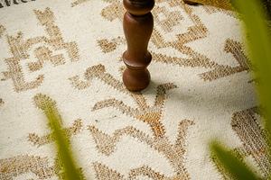 Alfombra Botánica de Yute y Lana Tejida a Mano al por Mayor para Decoración de Hoteles, Salas de Estar y Hogares - Product Image 2