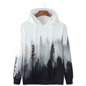 Nouveaux sweats à capuche pour hommes en sublimation, 100% coton, tissu durable, léger, respirant, avec poche en polaire, tendance automne - Product Image 1