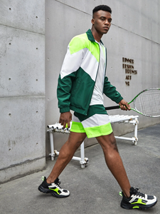 ชุดแจ็คเก็ตกันลมแบบสบายๆ ระบายอากาศได้ดี สองชิ้น สำหรับทุกเพศ เป็นมิตรกับสิ่งแวดล้อม แห้งเร็ว ผลิตจากไนลอน 100% เหมาะสำหรับฤดูหนาว - Product Image 3