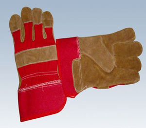 Guantes de Seguridad Industriales de Doble Palma para Uso Diario en Exteriores, Duraderos, de Cuero Transpirable, para las Cuatro Estaciones, Guantes de Construcción con Agarre Firme - Product Image 2