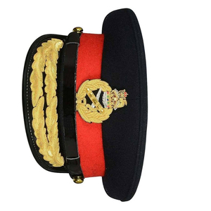 Gorra de Uniforme para Conductor, Capitán, Chauffeur, al por Mayor, 100% Lana, Plana, Lisa, para Uso General - Product Image 4