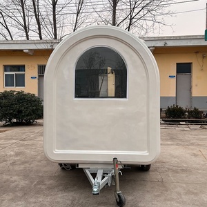 Popular diseño de moda de la calle Mini móvil de café Van Cart Food Vending Trailer - Product Image 6