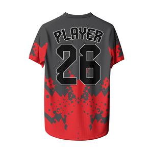 Camiseta de Fútbol Personalizada para Hombre, Manga Corta, Nombre y Número del Jugador Personalizados, Impresión Sublimada, Cuello Redondo, Absorbe la Humedad - Product Image 3