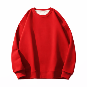 Sudadera de Invierno Extra Grande con Cuello Redondo y Logotipo Personalizado para Hombre, 360g, Poliéster/Algodón, Felpa, Antiencogimiento, Color Sólido - Product Image 3
