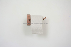 Portarrollos de Papel Higiénico de Metal Plateado, Accesorios de Baño y Cocina, Herrajes Incluidos - Product Image 3