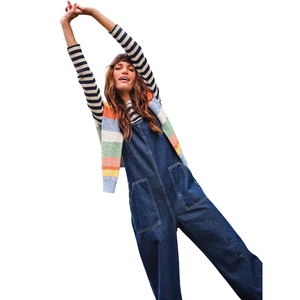 Mono sin Mangas de Pierna Ancha para Mujer, Calidad Premium, Fabricante de Ropa OEM ODM - Product Image 4
