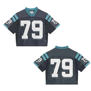 High Quality American Football Jersey Wholesale Custom <b>Plus</b> <b>Size</b> Summer Full Print American Football Jersey - Product Image 1