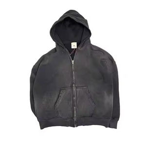 Survêtement de jogging respirant et confortable pour hommes, vente chaude, deux pièces, couleur unie, 100% coton, survêtements pour hommes personnalisés OEM - Product Image 3