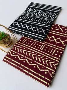 Tissu africain imprimé à la cire et en coton Ankara personnalisé de la Libye pour vêtements de mode tenue de mariage tenue de fête et usage domestique unique - Product Image 3