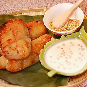 Gâteau à la banane vietnamien authentique et dessert végétalien : Banane grillée sur riz collant surgelée | Export en gros de spécialités d'Asie du Sud-Est - Product Image 1
