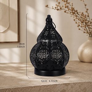 Farol de Metal Negro para Decoración de Bodas y Fiestas, Portavelas Único, Venta al por Mayor a Precio Accesible - Product Image 5