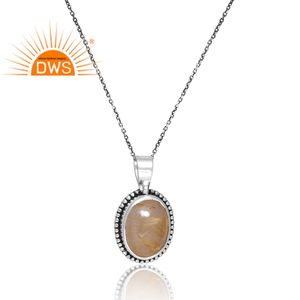 ขายดี925สเตอร์ลิงเงินสเตอร์ลิงสร้อยคอจี้พลอยอัญมณีสีทองธรรมชาติเครื่องประดับที่กำหนดเองสำหรับผู้หญิงของขวัญสำหรับเธอ - Product Image 4