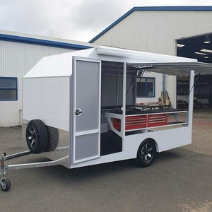 Remorque de cuisine mobile sur mesure pour la vente de hot-dogs, bonbons, chips, glaces et pizzas – Kiosque de restauration rapide de rue - Product Image 4