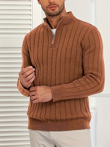 Suéter elegante de punto para damas, cálido, transpirable, ropa de invierno con estilo, ajuste relajado e informal, moderno y a la moda. - Product Image 2