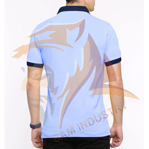 เสื้อโปโลแขนสั้นผ้าเจอร์ซีย์เนื้อแน่นคุณภาพสูงสำหรับฤดูร้อน ผลิตจากผ้าฝ้าย 100% ใส่สบาย ระบายอากาศได้ดี แห้งเร็ว สำหรับผู้ชาย - Product Image 5