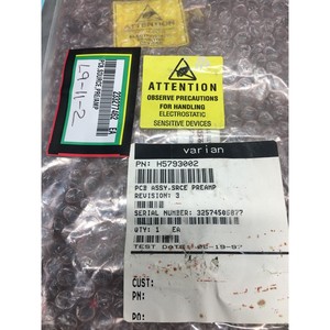 VARIAN H5793002 PCB ASSY, SOURCE, PREAMP - Équipements et pièces semi-conducteurs d'occasion fiables à l'échelle mondiale - Product Image 5
