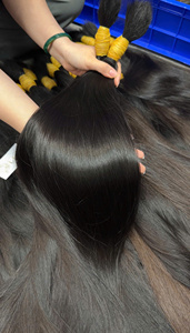 โรงงานขายส่งผมแท้ Lexhair ผมเวียดนามแท้ 100% คุณภาพพรีเมียม 100 กรัม ผมบางแบบเบบี้  ต่อจากผู้บริจาคเพียงคนเดียว ผมแบบเป็นมัด - Product Image 3