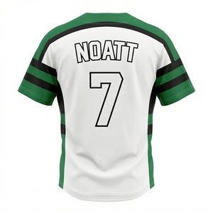 Wholesale Custom Team Men Baseball Jersey durable Breathable Printed Logo Baseball Jersey Plus Size Baseball Jersey - Product Image 2