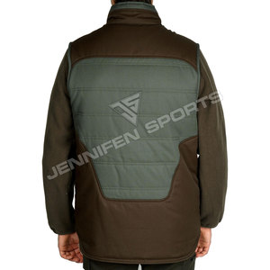 Chaleco de Caza Cómodo para Hombre, 100% Algodón, Tela de Lona, Dos Colores, Acolchado, con Ajuste Seguro y Bolsillos de Almacenamiento - Product Image 6