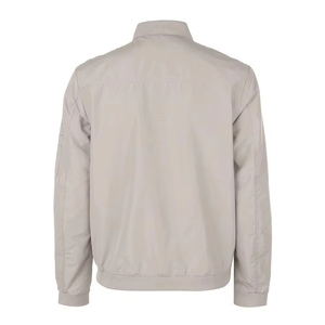 Blouson Bomber Homme en Soie Satinée de Haute Qualité, Blouson Bomber Matelassé en Satin, Col Montant Brodé, Blouson Bomber Homme Personnalisé - Product Image 2