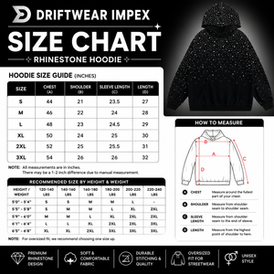 Sweat-shirt à capuche surdimensionné personnalisé avec strass, unisexe, streetwear, 100% coton molletonné, sweat-shirt de luxe orné de cristaux, OEM ODM - Product Image 6