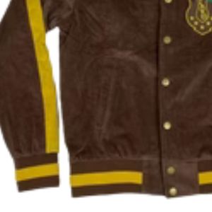 Iota Phi Theta Corduroy Jacket Brown <b>Gold</b> Greek Apparel Fraternity Premium Jacket Stylish Classic Fit Outerwear - Product Image 4