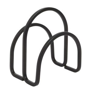 New Design <b>Matte</b> Black Powder Coated Finished Iron Napkin Holder For Decor For Dining <b>Table</b> Center Piece For Gifting - Product Image 1