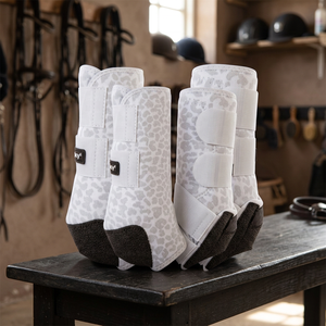 Protège-jambe TOUGH TACK Soow à imprimé léopard / Protège-jambe en néoprène à imprimé léopard de style luxueux pour la protection des jambes - Product Image 3